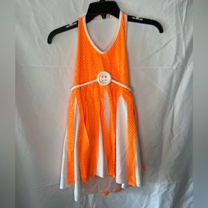 Curtain Call Costumes - Orange Jazz Costume